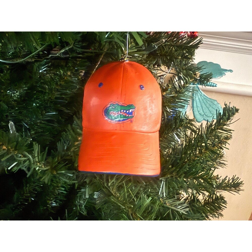 Florida Gators Baseball Hat Christmas Ornament